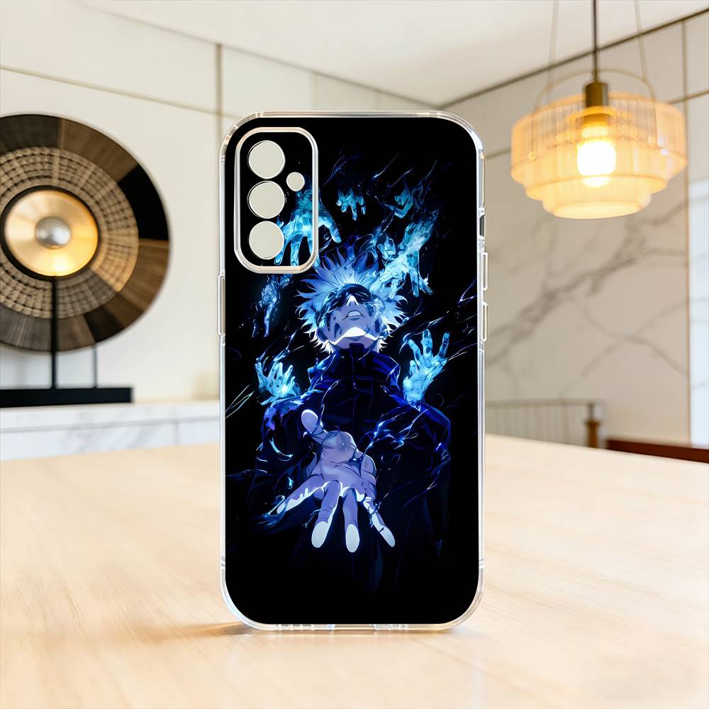 

J-Jujutsu K-Kaisen G-gojo satorU Phone Case Transparent Silicone Soft For SamsungA10,12,20,21S,30,31,40,50,51,52,70,71 Samsung a10