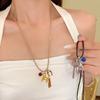 Stylish Alloy Horse Pendant Necklace Lightweight Unisex Jewelry Gift Accessory For Casual Or Formal Wear
