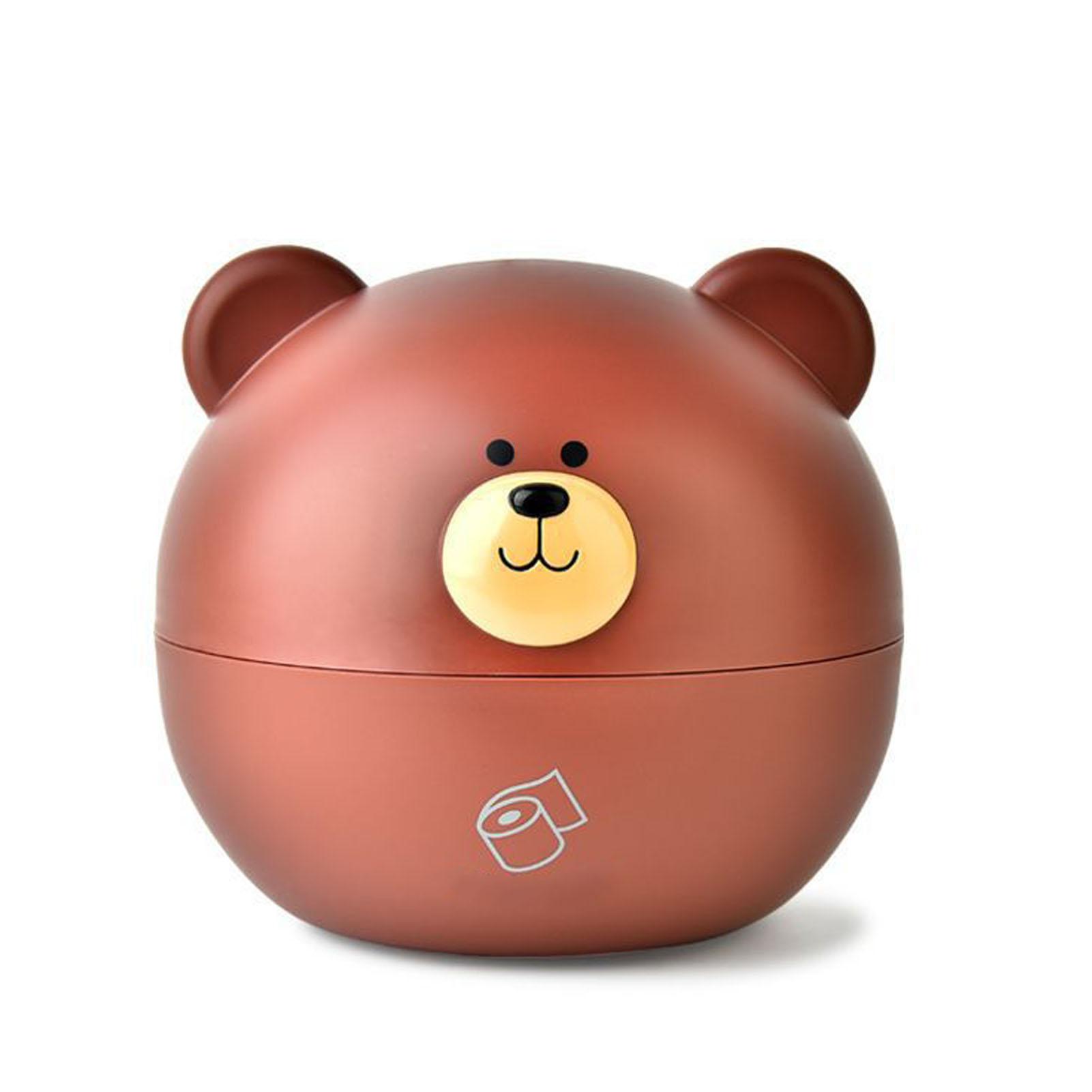 

Милый декоративный пластиковый круглый держатель для бумажных салфеток в виде животного для ванной комнаты, столешницы