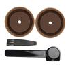 Food Grade Silicone Reusable Coffee Capsule Lid Easy Clean Reusable Capsule Lid  Daily Home Brewing