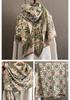 Women's Stylish Faux-Cashmere Scarf – Korean-Style Printed Warm Neck Warmer & Air-Conditioning Shawl