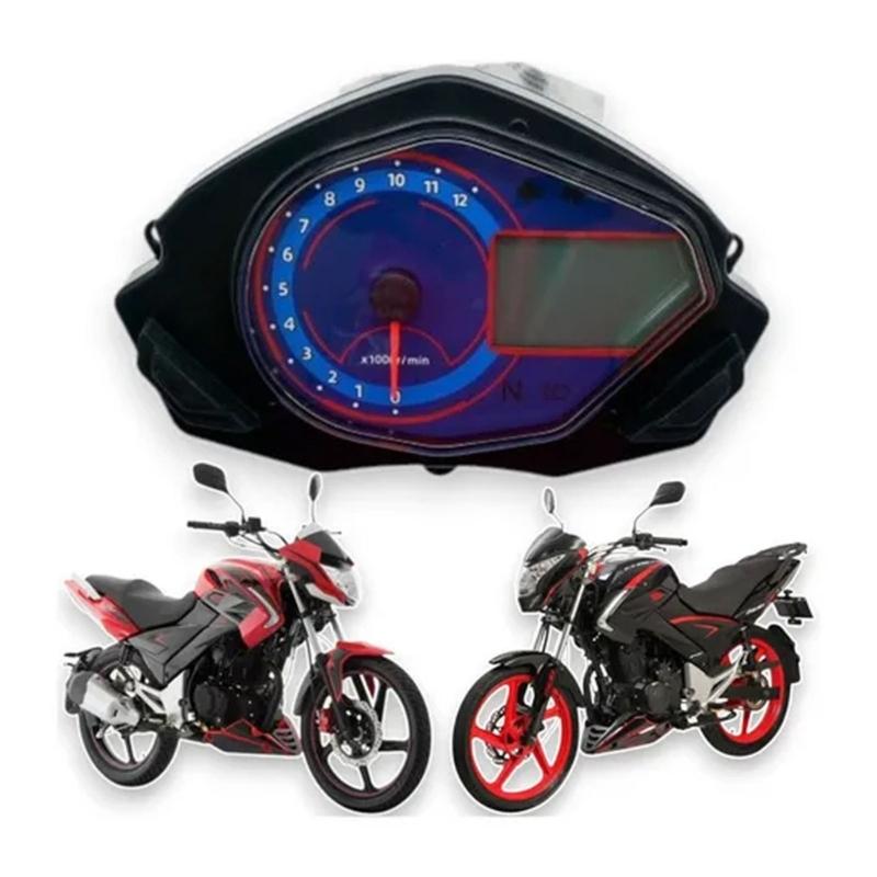Waterproof Motorcycle Dashboard with LED Illumination Offering Fuel Monitoring Speed Alert and Design For FT250 TS250CC Riders