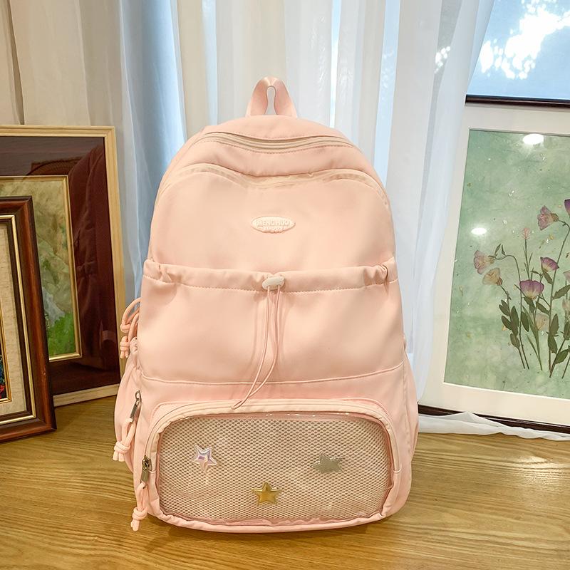 New Backpack Japanese Ins Campus Pain Bag Jk Student School Bag Girls Large Capacity Removable Backpack