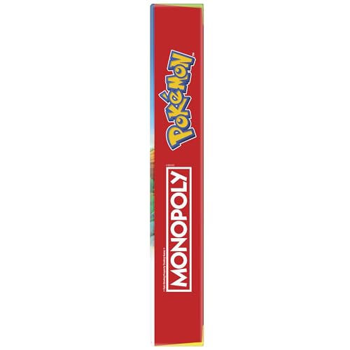 Monopoly Pokémon Edition Board Game | Ages 8+ | 2-4 Players | Kids Game for Pokémon Fans | Fun Family Game | Average Play Time: 45 Minutes