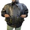 NOORA Men's Real Lambskin Distressed Brown Leather Jacket ST077