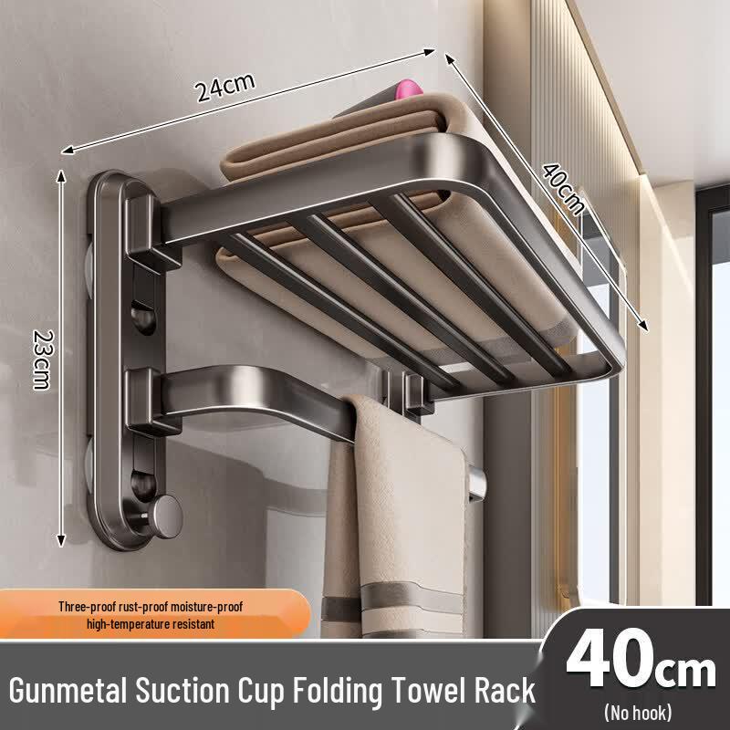Aokewen 40CM Suction Cup Towel Rack