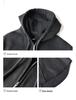 Plus Size Women's Slimming Double-Faced Wool Hooded Coat - Early Winter Casual Versatile Outerwear