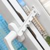  Inner Window Limiter Latch Position Stopper Casement Wind Brace Home Security Door Windows Sash Lock Child Safety Protection