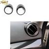 ABS Carbon Fiber Style Interior Side Vent  Cover Trim For Mazda 3 2010-2012 2013