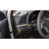 Fit For Hyundai Elantra 2017- Titanium Red Headlight Button Frame Cover Trim