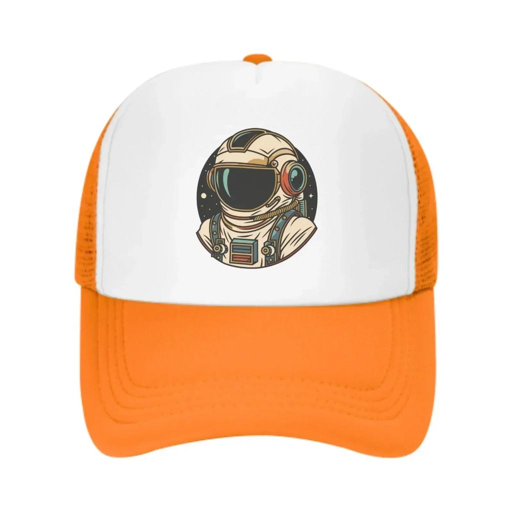 SpaceUnisex Mesh Trucker Hats for Unisex Women Adjustable Casual Fashion Baseball Caps for Outdoor Activities