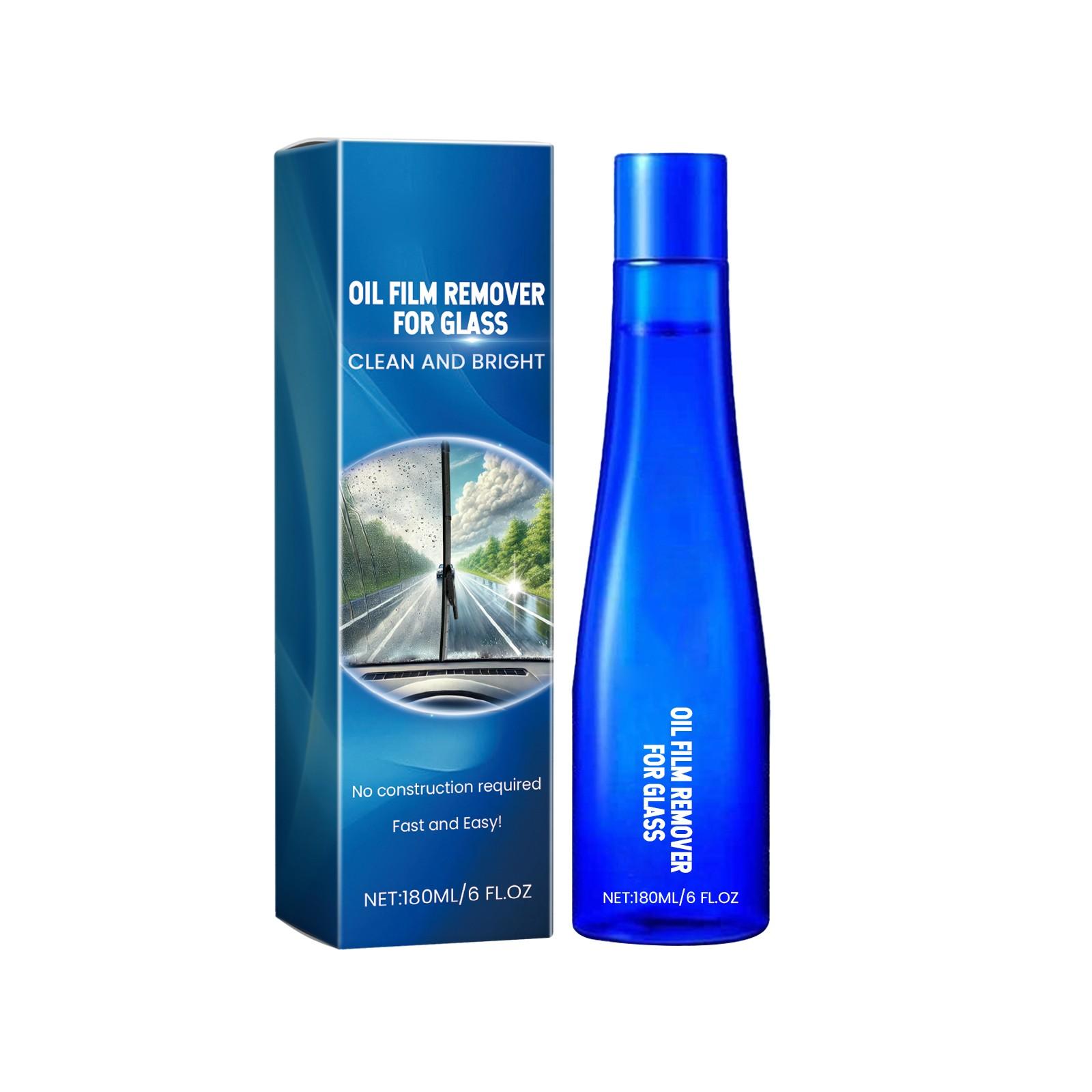 

Средство для удаления масляной пленки со стекол автомобиля, средство для очистки и очистки стекол автомобиля, 180 мл One Size синий