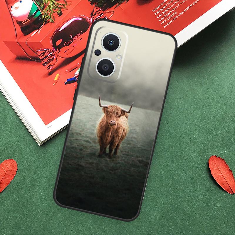 Highland Cows Case For OPPO Reno 7 8 Lite 8T 10 11 12 13 Pro 12F 13F 14F OPPO Find X8 X6 X5 X9 Pro Cover