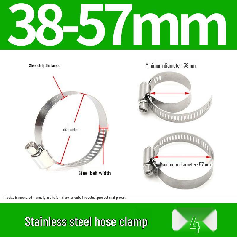 201 Edelstahl Schlauchschelle für Rohre