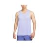 Logo Round Neck Vest Men Tops Purple HV5211-057