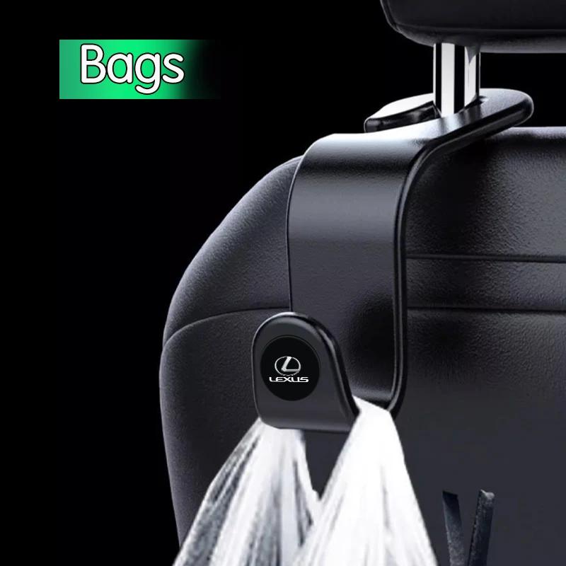 2026 Hot Interior Stickers Car Headrest Hooks Hanger For Lexus ES240 ES250 ES350 IS250 IS300 RX270 GS NX300 RX300 RX350 RX400H S