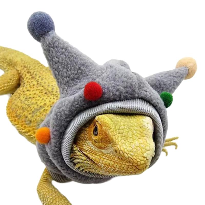 

Fun Scarf for Reptiles Outfit Comfortable Costume Gecko Lizards Bearded Dragon серый