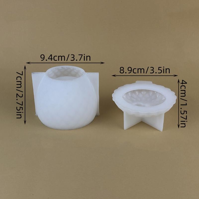 Versatile Silicone Fruit Mold for Resin Jar Making Craft Enthusiasts Decorative Storage and Custom Gifts