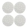 100pcs Bamboo Steamer Liner Perforated Air Fryer Parchment Paper