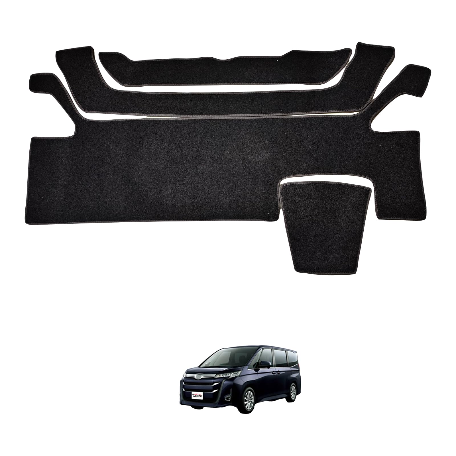 

WeCar Dashboard Mat for New 90 Series 90 without 2022 Polyester Solid Color Dashboard Cover with UV Protection and Sun Easy Installation Voxy/Noah чёрный