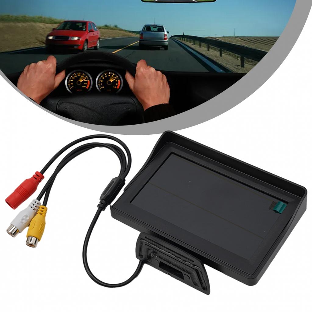 4.3 Inch TFT LCD Car Reversing Screen For Rear View Kit Reverse Parking Camera