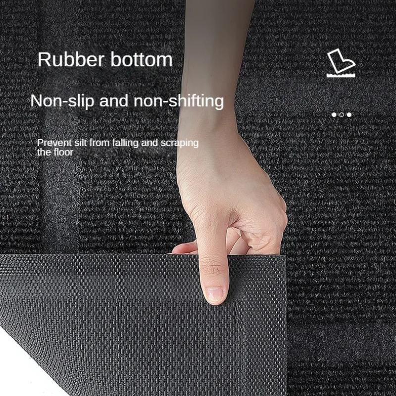 Moderner Simpelstil Gummi Eingangstür Teppich Fußmatte Rutschfest Staubentfernung Leicht zu reinigen Veranda Tür Verschleißfest Fußmatte