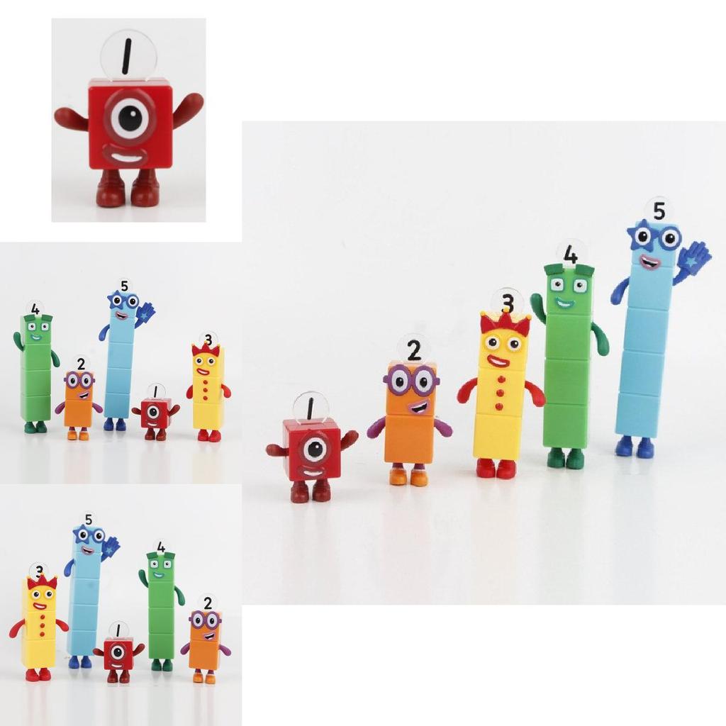Numberblocks Bunte Bausteine Niedliche Verwandlungsfiguren für Kinder Spielzeit