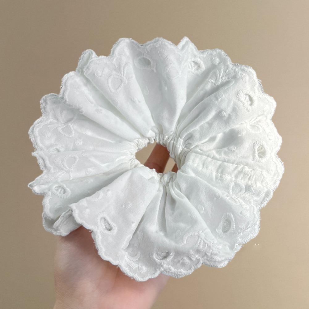 Flower Shape Elastic Hair Bands Hair Tie Exaggerated Hair Rope  Ladies