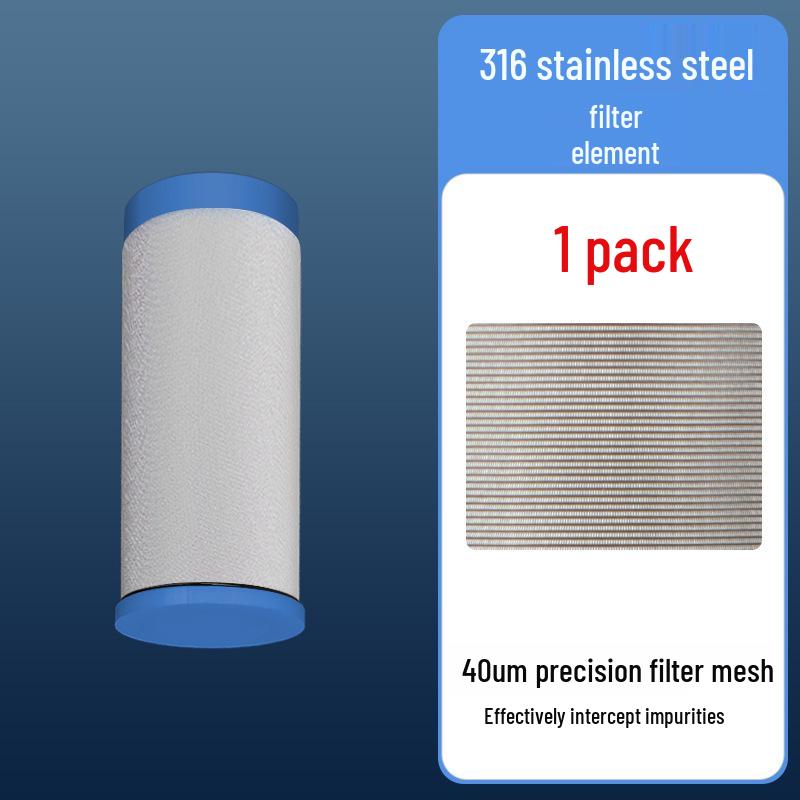 Water Heater/Machine Shower Tap Purifier with Non-Replaceable Core Scale Inhibitor Filter