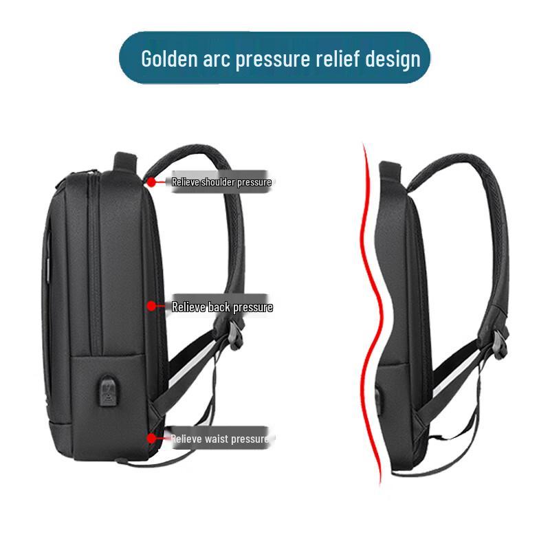 Lingjing 16-inch Waterproof Commuter Laptop Backpack