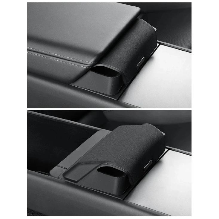 Central Armrest Storage Box for Tesla Model 3 Y Highland Juniper 2025 Car Glasses Phone Storage Case Multi Functional Accessorie