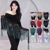 Triangle Belly Dance Hip Scarf Shining Tassel Hip Wraps Waist Chain Belt  Oriental Dancer Wear Show