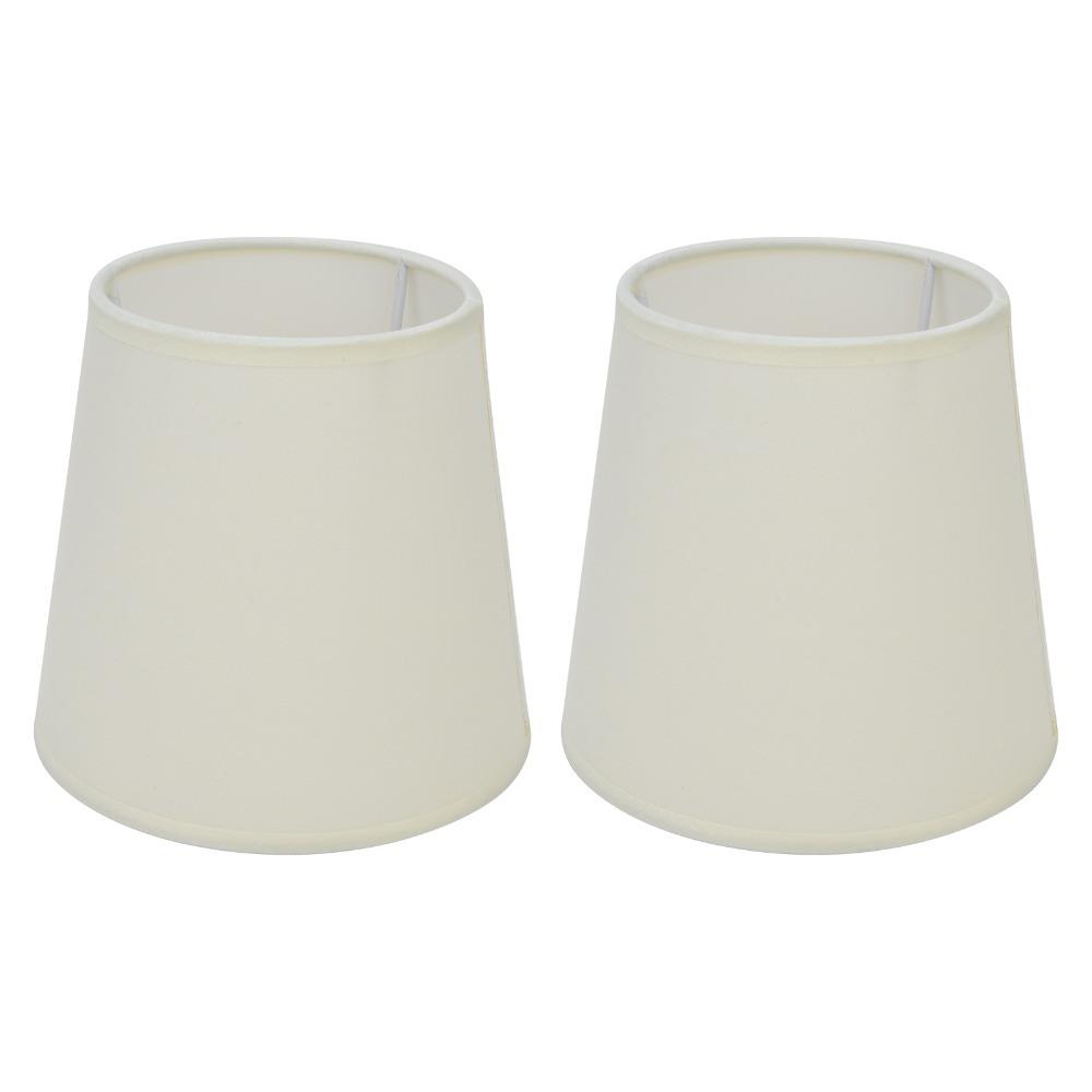 2PCS Lightweight Lamp Cover Clip On Design Chandelier Lamp Shades Small Lamp Shades  Indoor Lamp