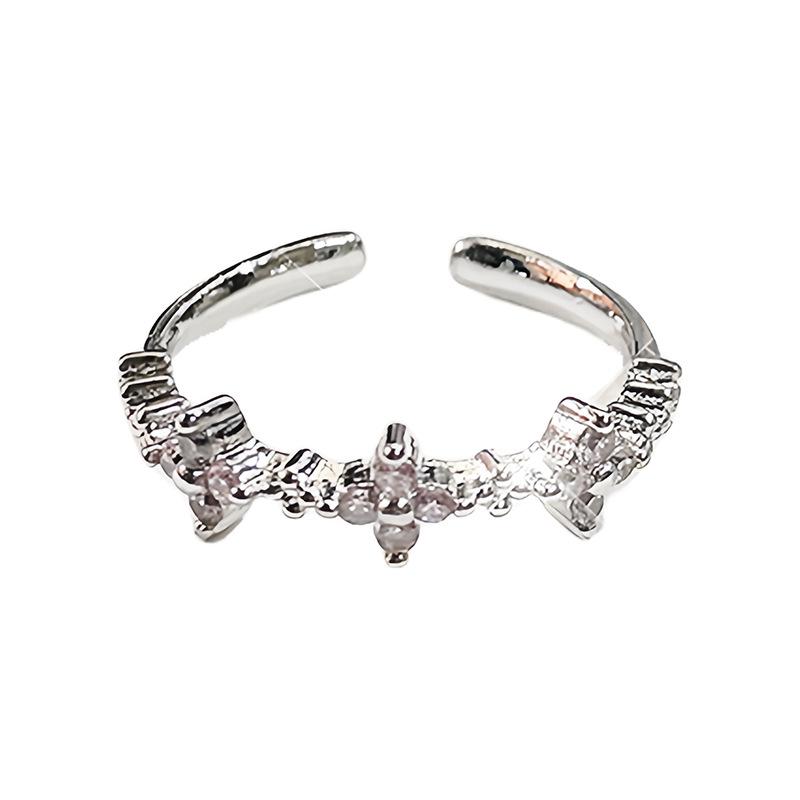 Niche Design Sense Light Luxury High Sense Stacked Open Ring Fashion French Personality Ring Women