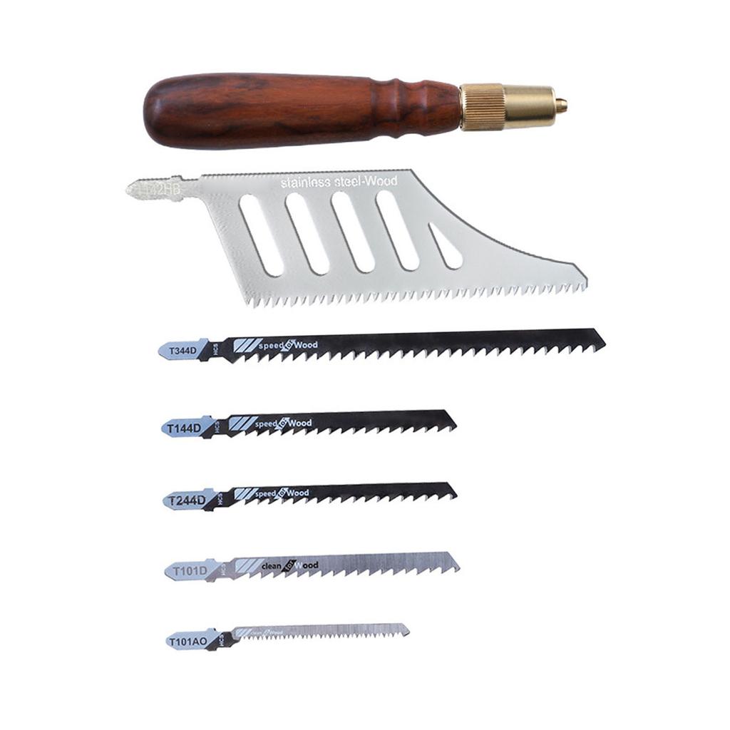 Hand Saw with Wood Handle Detachable High Carbon Steel Blades Portable Saw Tool for Woodworkin