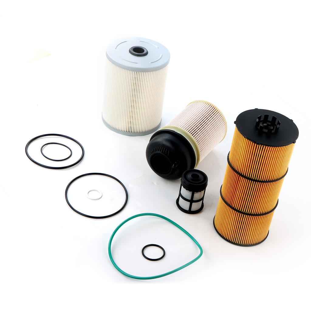 1set Oil & Fuel Filter For F1reightliner DD13 DD15 DD16 P551011 P551063 P551005