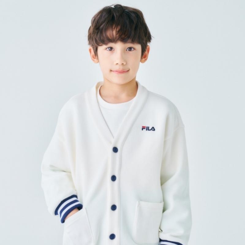 [fila Kids] Heritage Cardigan  Fk2stf1101x Owh  q0zFk2stf1101xOwh