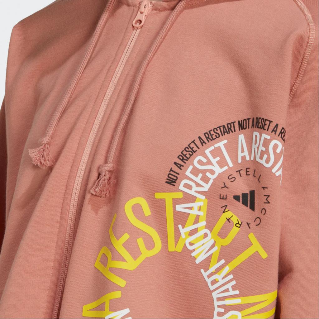 adidas Kapuzenjacke mit Kordelzug und Logo-Print Damen Oberbekleidung Rosa IB5891