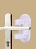 1pc- Child Safety Locks Door Handle Fixed Lock Baby Bnti-opening Door Lock Dynamic Function Safety Lock Punch-free