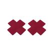 Sexy Self-Adhesive Breast Nipple Cover Bra Pasties Pad Cross Shape Stickers