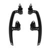 CNC Aluminum Motorcycle Passenger Rear Grab Bar Seat Rail Kit for Kawasaki Z650 17 18 Black