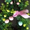 Easter Bunny Flower Garland Decorative Easter Flower Garland - Foldable Home Decoration Item
