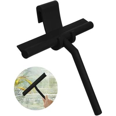 2pcs Window Cleaner, Cleaning Silicone Squeegee with Hook, Car Squeegee for Cleaning Fog and Water Droplets In Bathtubs