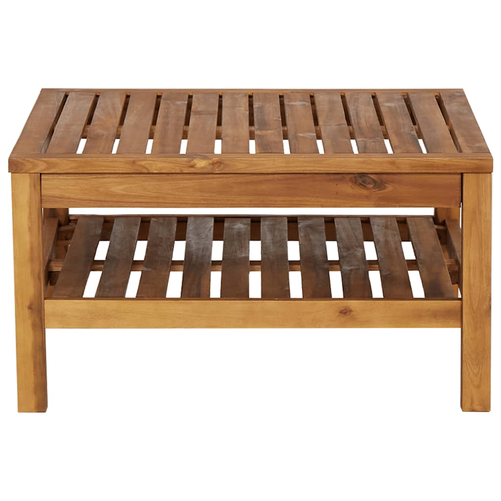 Vidaxl Stolik Kawowy, 65 X 65 X 35 Cm, Lite Drewno Akacjowe