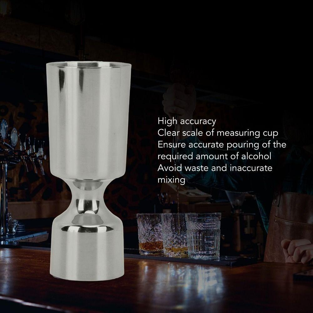 Dual Ounce Scales Cocktail Jigger Clear Scale Bar Tool Pourer Bar Tool Stainless Steel Jigger  Bar