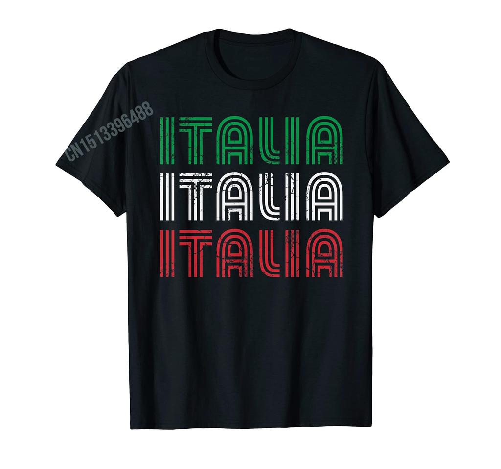 Men Women T Shirt More Design Italy Flag Vintage Italian design Italia TShirt Map Tops 100 Cotton Tees