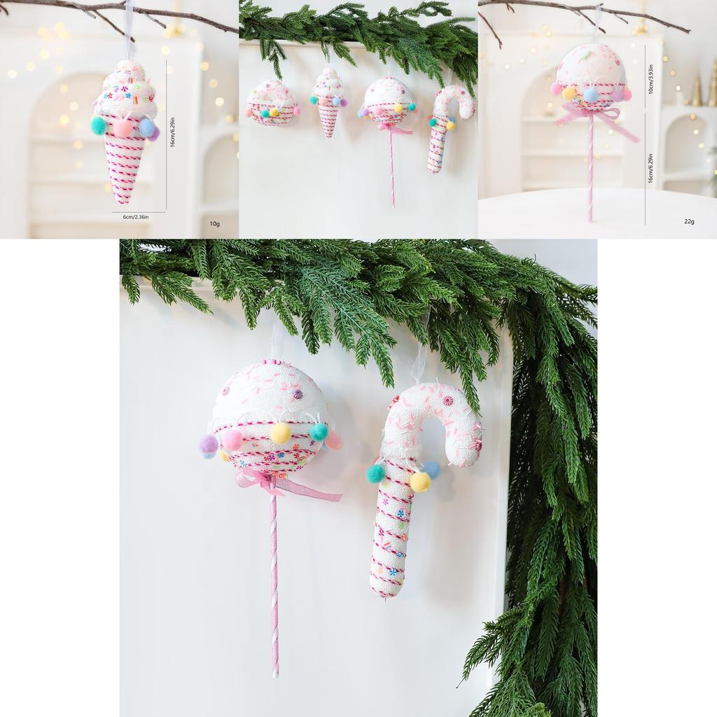 Christmas Foam Macaron Candy Decor With Sweet Treats For Holiday Home Decor