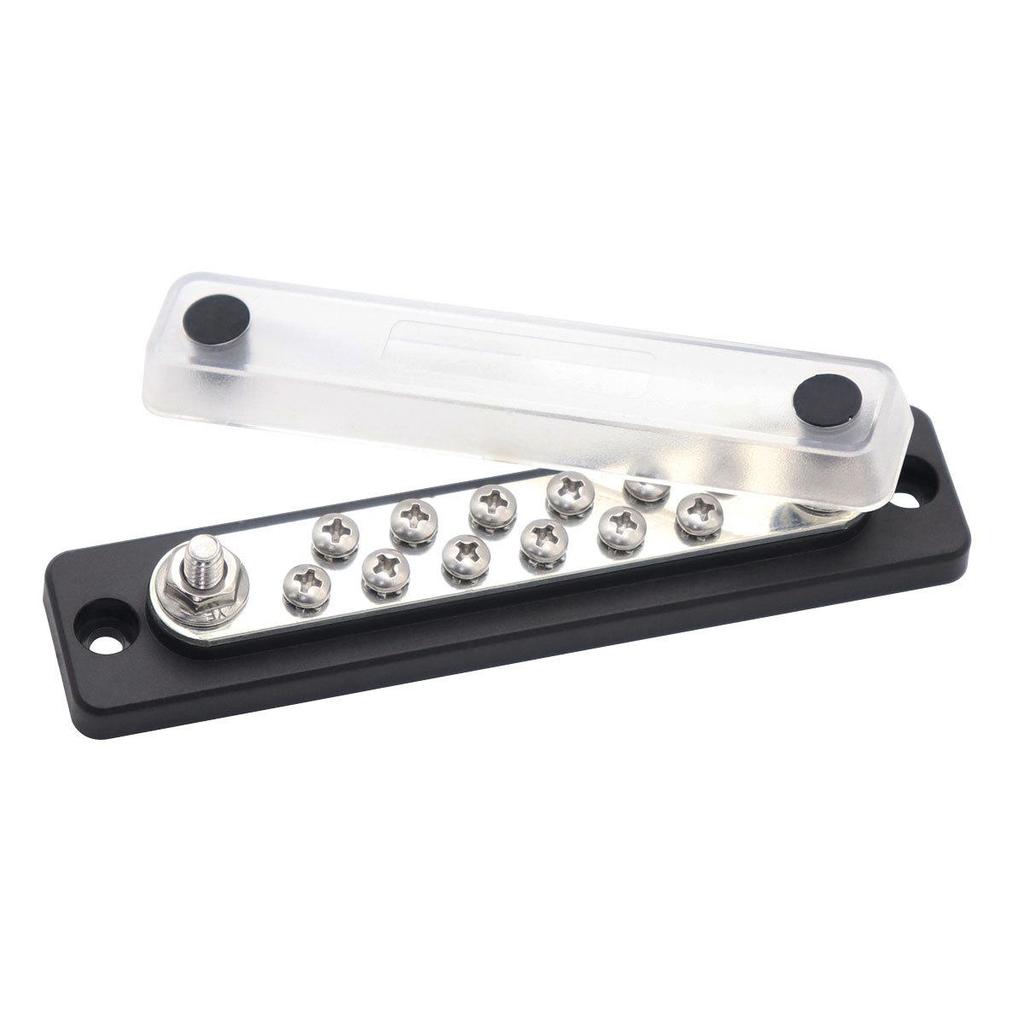 2020 Marine Yacht 12-Position Copper Busbar, 150A 48V DC