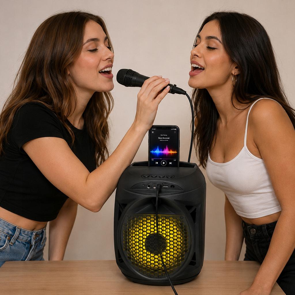 [PACZC] Portable Bluetooth Karaoke Speaker with Microphone N50