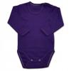 Baby Bodysuit 74 Long Sleeve Polish Manufacturer Cotton 100% Purple